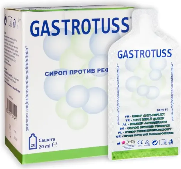 Gastrotuss Сироп против рефлукс 20 мл х20 сашета DMG Italia