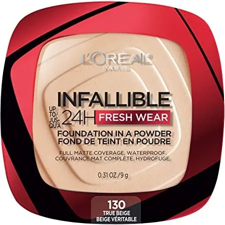 L’Oreal Infallible Fresh Wear Компактна пудра за лице 130 True Beidge