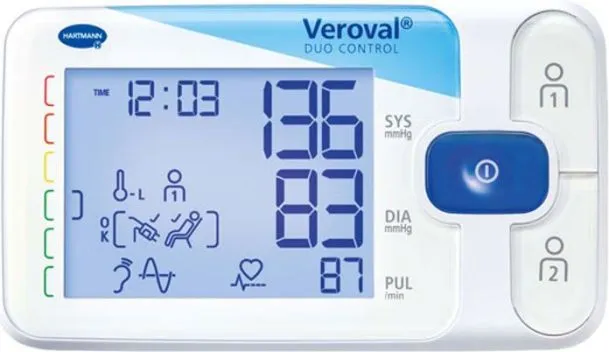 Електронен апарат за измерване на кръвно налягане за ръката над лакътя Hartmann Veroval Duo Control L