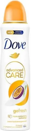 Dove Advanced Care Go Fresh Passion Fruit & Lemon Grass Дезодорант спрей против изпотяване за жени 150 мл