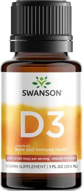 Swanson Vitamin D3 drops Витамин Д3 капки 29.6 мл