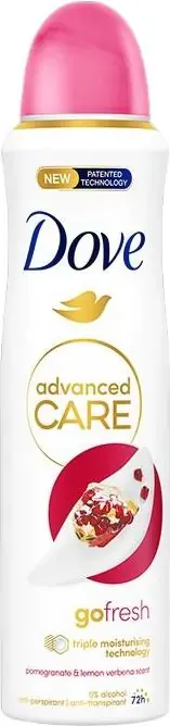 Dove Advanced Care Go Fresh Pomegranate & Lemon Verbena Дезодорант спрей против изпотяване за жени 150 мл