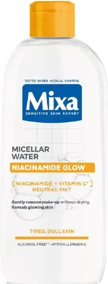 Mixa Niacinamide Glow Мицеларна вода за лице 400 мл