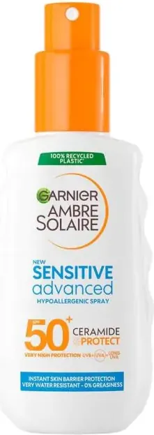 Garnier Ambre Solaire Слънцезащитно мляко спрей SPF 50+ 150 мл