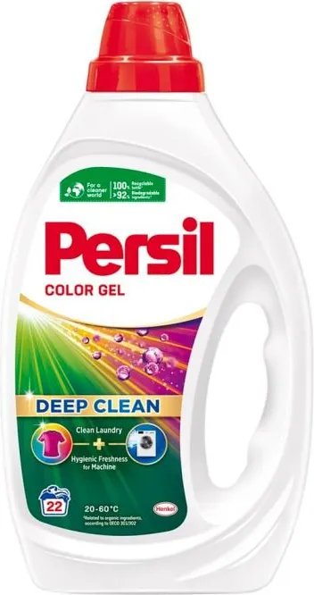 Persil Color Gel Deep Clean Течен препарат за цветно пране 990 мл