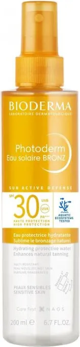 Bioderma Photoderm BRONZ Хидратираща слънцезащитна вода SPF30 200 мл