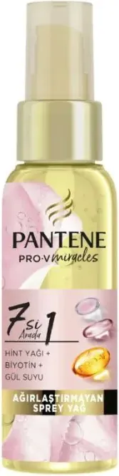 Pantene Pro-V Miracles 7in1 Олио за суха и увредена коса с рициново масло, биотин и розова вода 100 мл