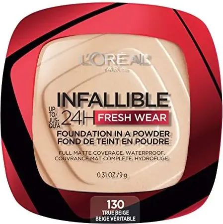 L’Oreal Infallible Fresh Wear Компактна пудра за лице 130 True Beidge