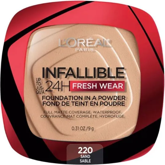 L’Oreal Infallible Fresh Wear Компактна пудра за лице 220 Sand