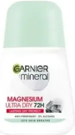 Garnier Mineral Magnesium Ultra Dry 72h Рол-он против изпотяване за жени 50 мл