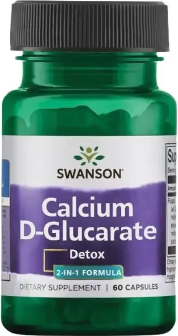 Swanson Calcium D-Glucarate Калциев Д-глюкарат с антиоксидантен ефект х60 капсули