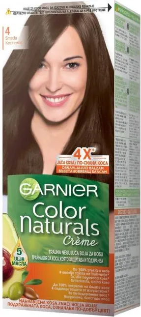 Garnier Color Naturals Трайна боя за коса, 4 Brown