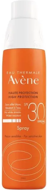 Avene Слънцезащитен спрей за чувствителна кожа SPF30 200 мл