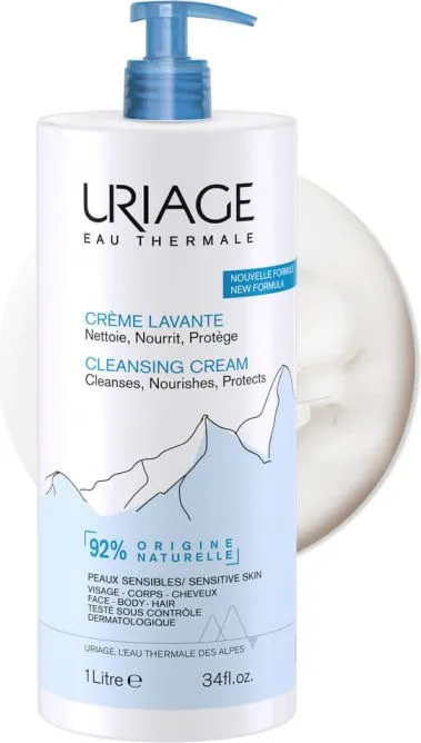 Uriage Creme Lavante Измиващ крем за лице, тяло и коса 1000 мл