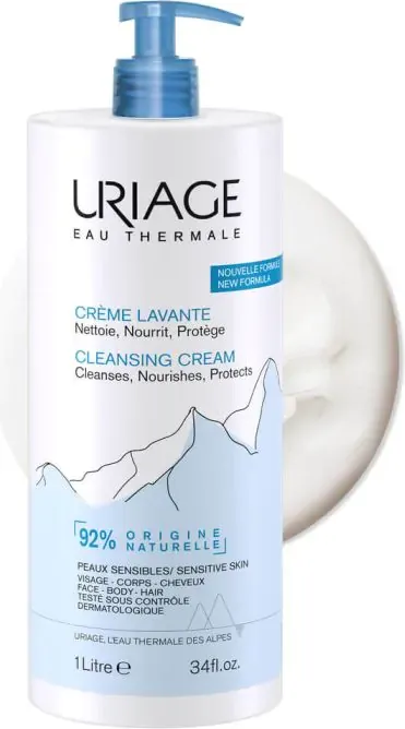 Uriage Creme Lavante Измиващ крем за лице, тяло и коса 1000 мл