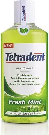 Tetradent Fresh Mint Вода за уста за свеж дъх 250 мл