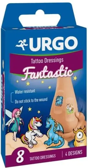 Urgo Tattoo Fantastic Пластири за деца х8 бр