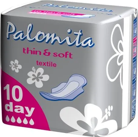 Palomita Thin&Soft Дневни дамски превръзки с крилца 10 бр