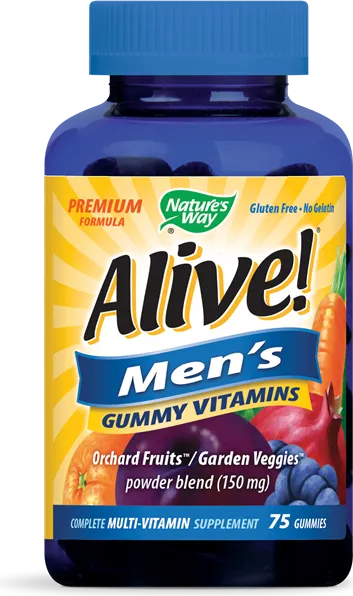 Nature's Way Alive Men's Алайв витамини за мъже х75 желирани таблетки