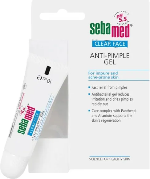 Sebamed Clear Face Анти акне гел против пъпки 10 мл