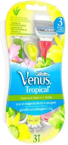 Gillette Venus Tropical Дамска самобръсначка 3 бр