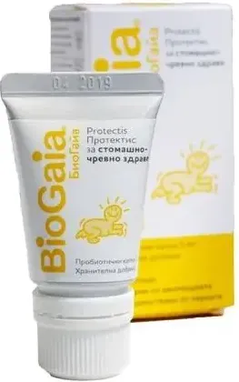 BioGaia Protectis Пробиотични капки за стомашно-чревно здраве за бебета и деца туба 5 мл