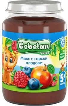 Bebelan Микс с горски плодове 5М+ 190 гр