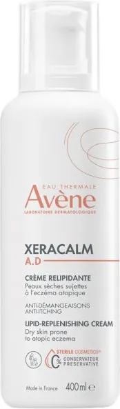 Avene XeraCalm A.D Релипидиращ крем за суха и атопична кожа 400 мл