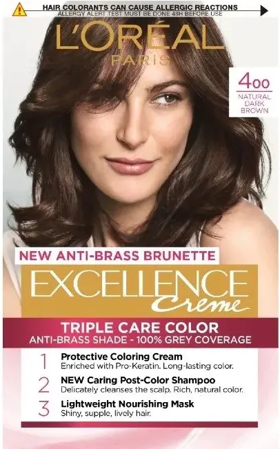 L’Oreal Excellence Creme Боя за коса 400 Natural Dark Brown