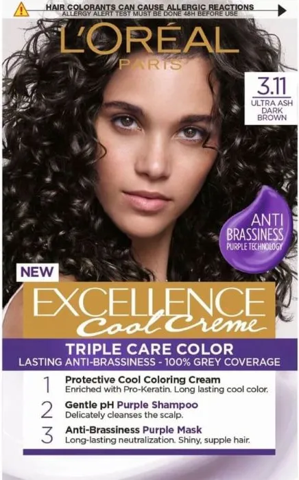 L’Oreal Excellence Cool Creme Боя за коса 3.11 Ultra Ash Dark Brown