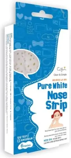 Cettua Pure White Nose Strip Ленти за нос за премахване на черни точки 6 бр