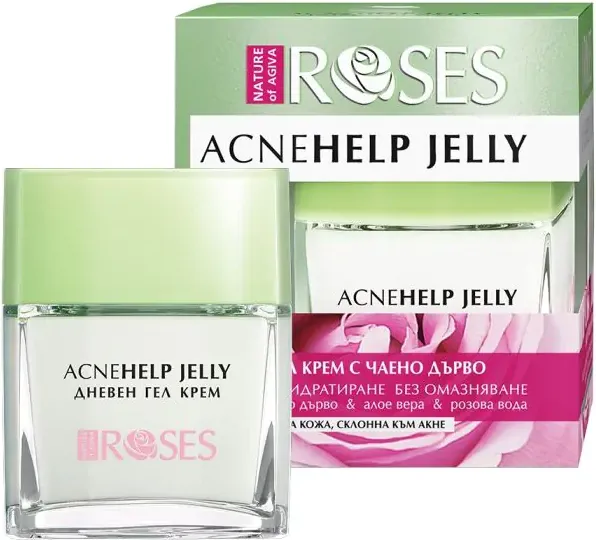 Agiva Roses AcneHelp Jelly Дневен гел крем 50 мл