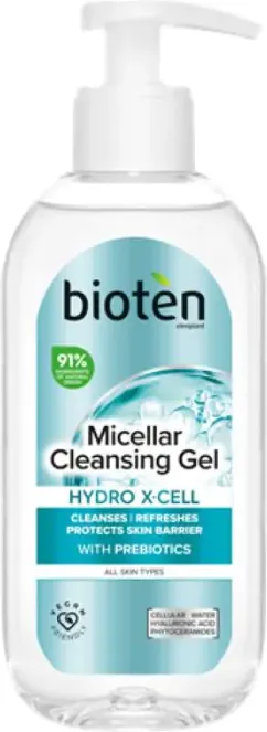 Bioten Hydro X-cell Micellar Cleansing Gel Почистващ гел за лице 200 мл