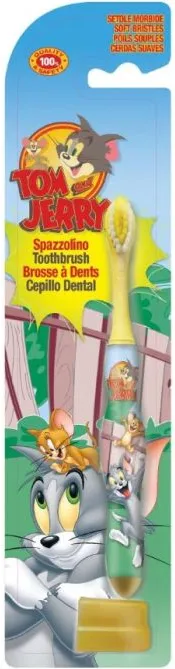 Naturaverde DISNEY Toothbrush For Children Tom&Jerry Детска четка за зъби с капаче Том и Джери