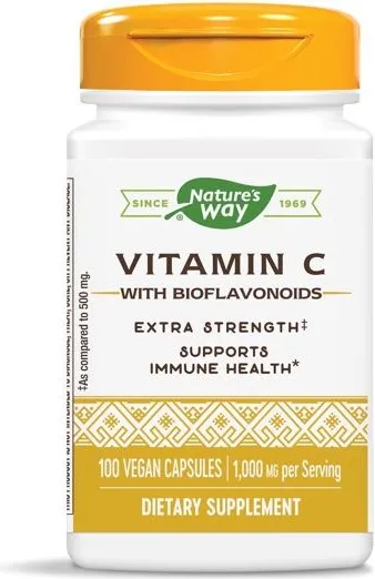 Nature's Way Vitamin C With Bioflavonoids Витамин C и биофлавоноиди 1000 мг х100 V капсули