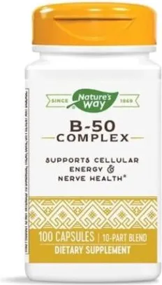 Nature's Way B-50 Complex Витамин B50 комплекс 100 капсули