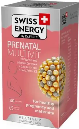 Swiss Energy Prenatal Multivit Мултивитамини за бременни х30 капсули