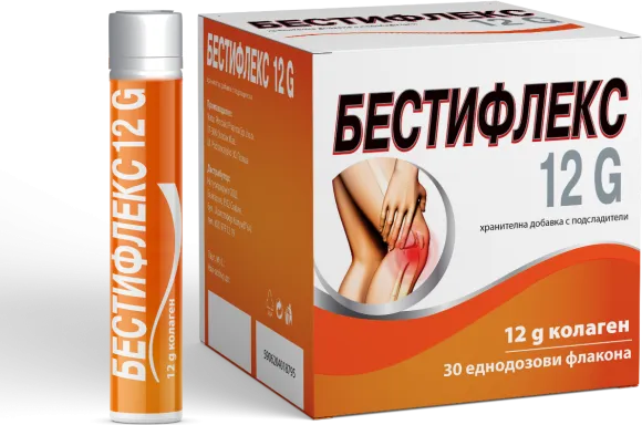 NaturProdukt Бестифлекс 12G Течен колаген за здравето на ставите х30 еднодозови флакона