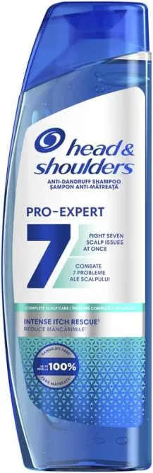 Head & Shoulders Pro-Expert 7 Intense Itch Rescue Шампоан против пърхот 250 мл