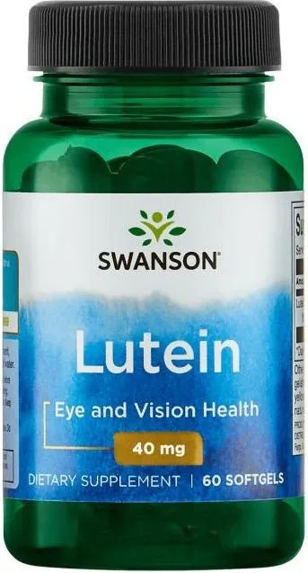 Swanson Lutein Лутеин 40 мг х 60 софтгел капсули