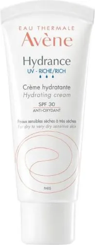 Avene Hydrance Богат крем за суха и много суха чувствителна кожа SPF30 40 мл