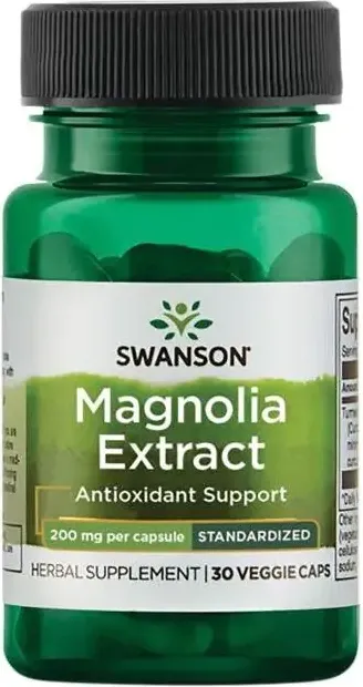 Swanson Magnolia Extract - Standardized Екстракт от магнолия – стандартизиран 200 мг x 30 капсули