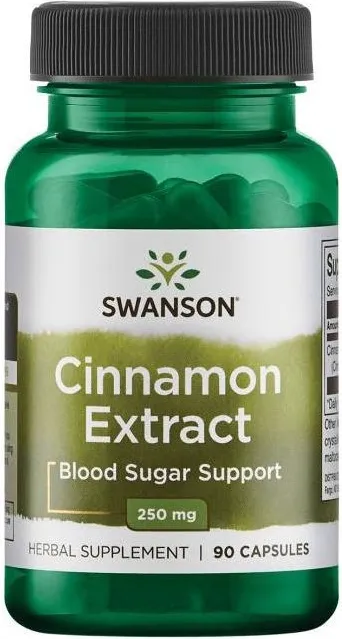 Swanson Cinnamon Extract Екстракт от канела 250 мг х 90 капсули