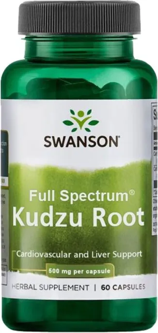 Swanson Kudzu Root Корен от Кудзу 500 мг х 60 капсули