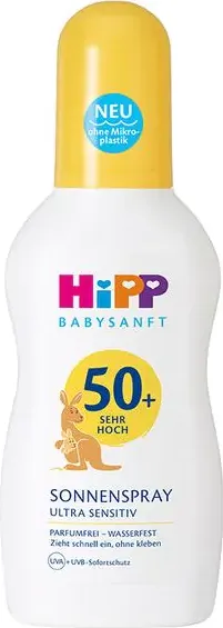 Hipp Baby Слънцезащитен спрей за бебета за чувствителна кожа SPF50+ 150 мл
