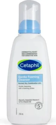 Cetaphil Нежна измивна пяна за лице за нормална, суха и комбинирана кожа 236 мл