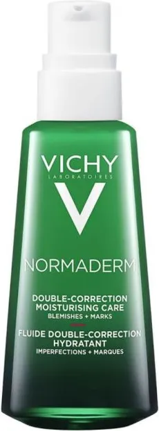 Vichy Normaderm Phytosolution Ежедневна коригираща грижа с двойно действие за мазна кожа 50 мл