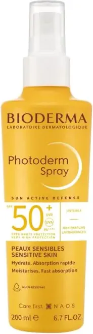 Bioderma Photoderm Слънцезащитен спрей SPF50+ 200 мл