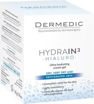 Dermedic Hydrain3 Hialuro Ултрахидратиращ крем-гел за лице 50 гр