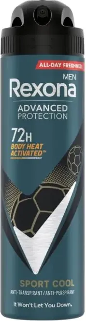 Rexona Men Advanced Protection Sport Cool Дезодорант против изпотяване за мъже 150 мл